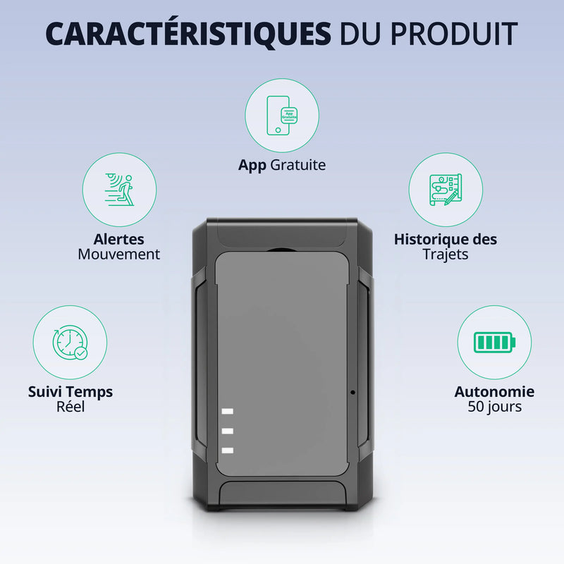 Trackeo Plus — Traceur GPS Sans Abonnement — Aimanté IP65 - Image 6