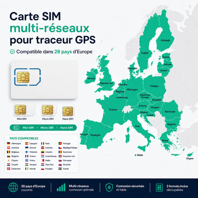 Carte SIM pour Traceur GPS : Conçue pour Fonctionner Sans Coupure