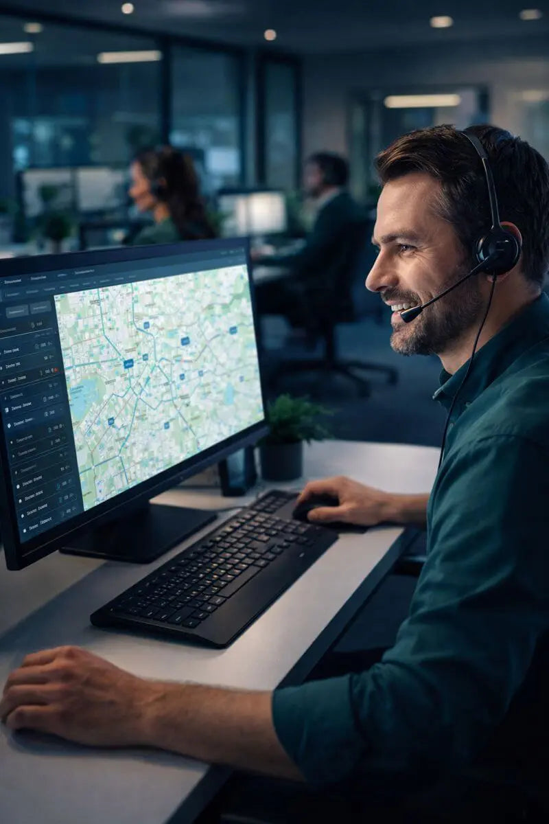 Suivi de flotte professionnel avec application Trackeo