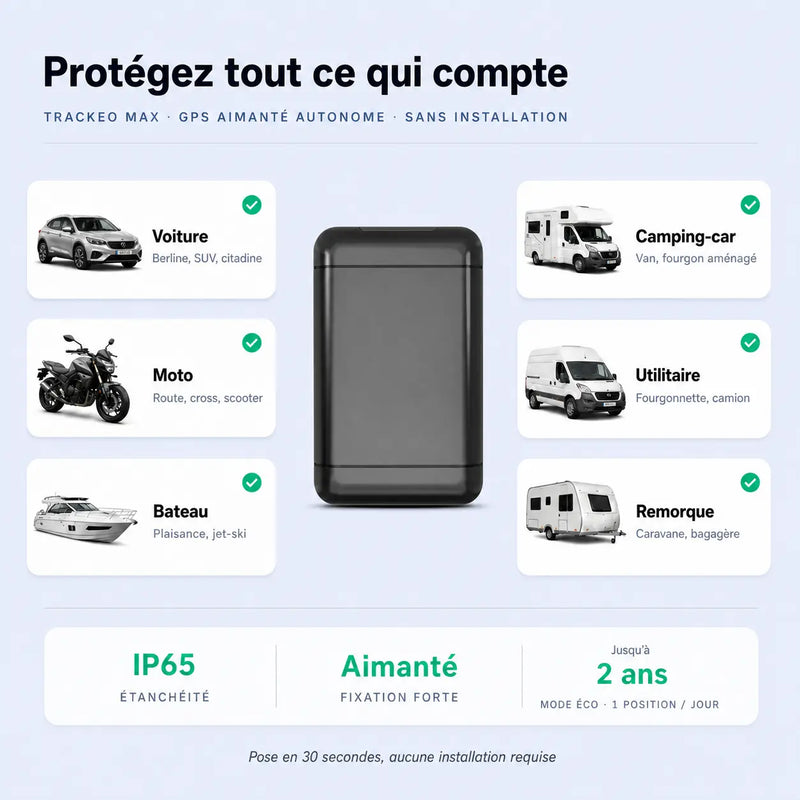Trackeo Max - Traceur GPS Sans Abonnement - Grande Autonomie - Image 3